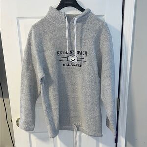Bethany Beach Gray Turtleneck Sweater for Men